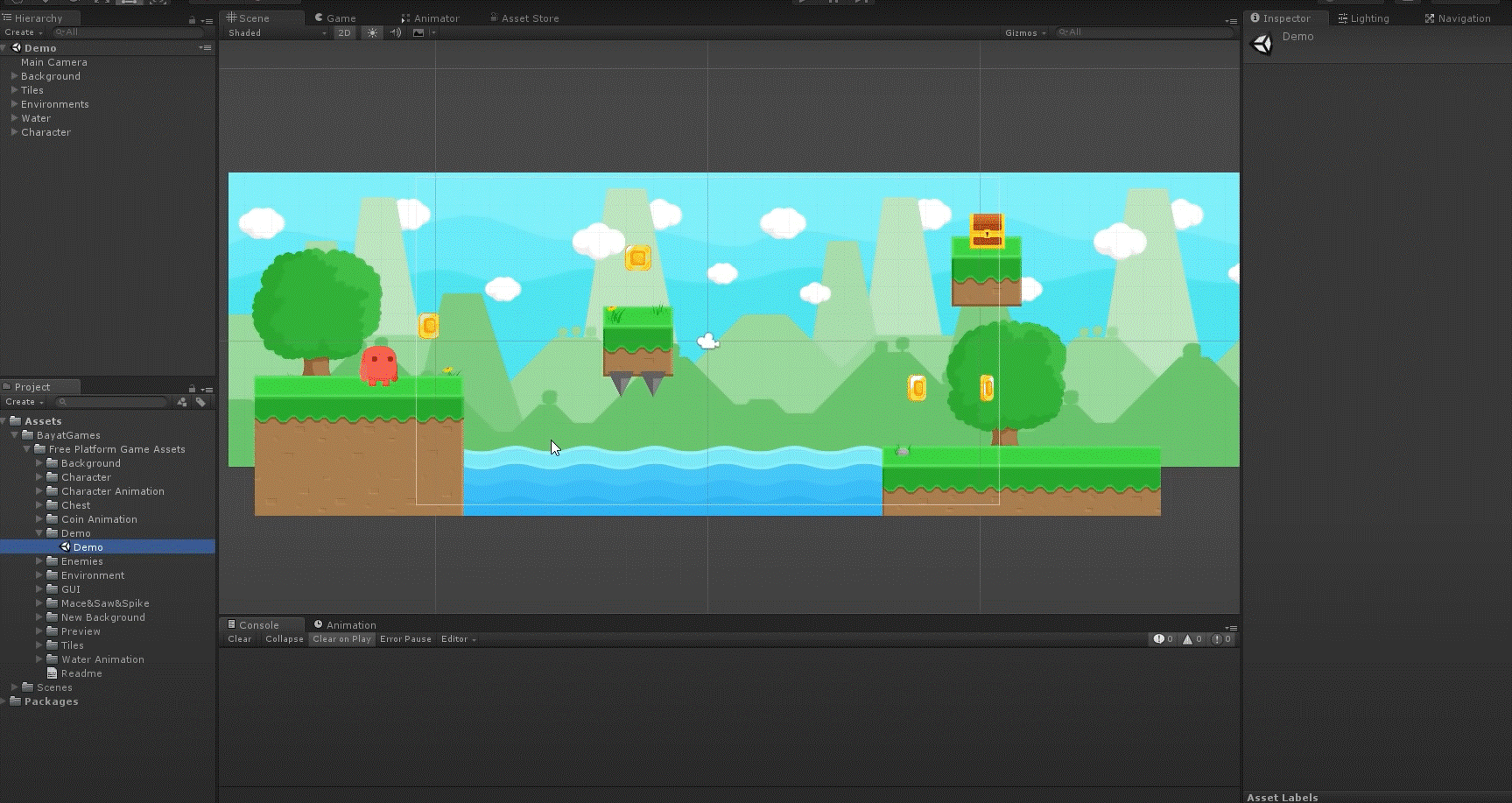 2D-платформер в Unity